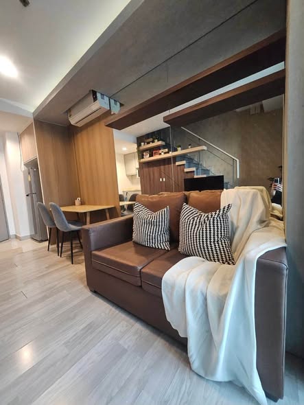 living room and bedroom of Ideo Mobi Sukhumvit 81