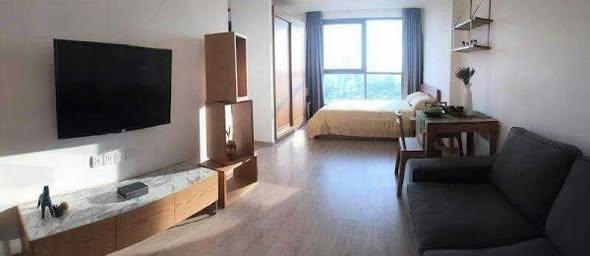 bedroom and living room of Ideo Q Chula-Samyan