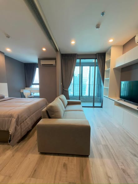 living room and bedroom and room interior of Ideo Q Chula-Samyan