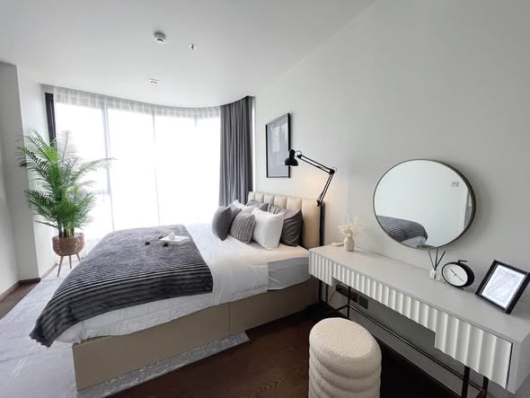 bedroom of Ideo Q Sukhumvit 36