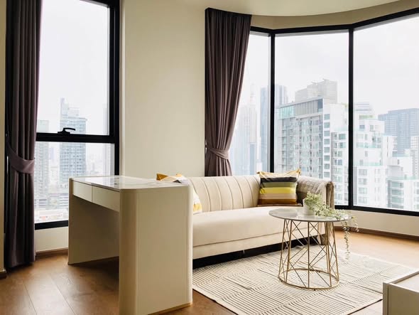 living room of Ideo Q Sukhumvit 36