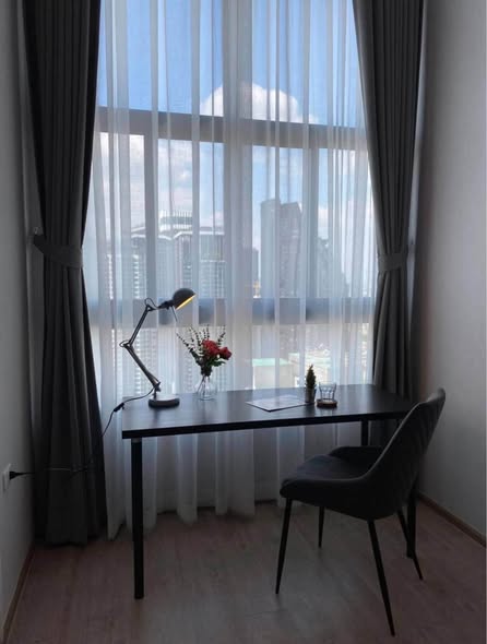 bedroom of IDEO Rama9 – Asoke