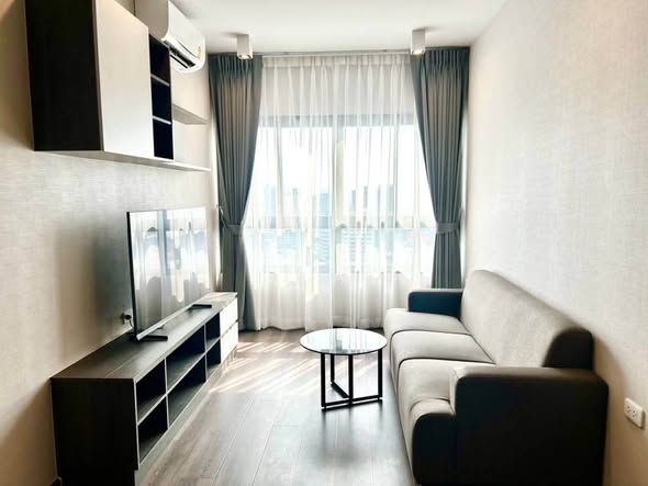 living room and bedroom and room interior of IDEO Rama9 – Asoke