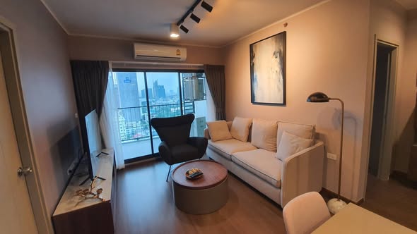 bedroom and living room of Ideo Sukhumvit 93