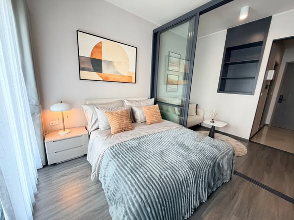 bedroom of IDEO Sukhumvit Rama 4 ไอดีโอ สุขุมวิท-พระราม 4