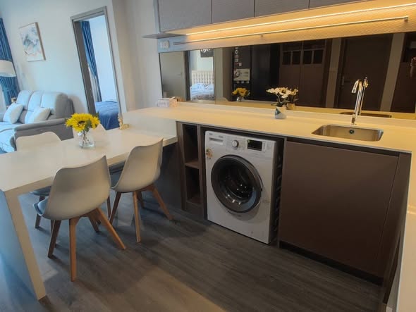 kitchen of IDEO Sukhumvit Rama 4 ไอดีโอ สุขุมวิท-พระราม 4