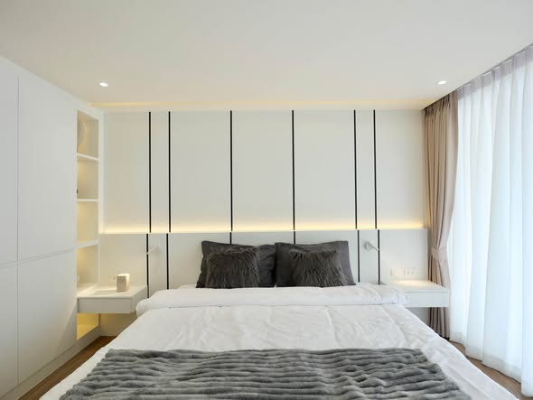 bedroom of JC Hill Place
