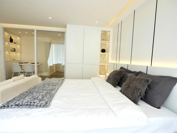 bedroom of JC Hill Place