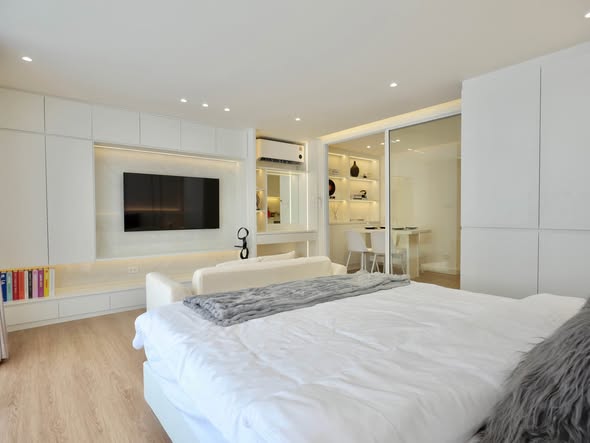 bedroom of JC Hill Place