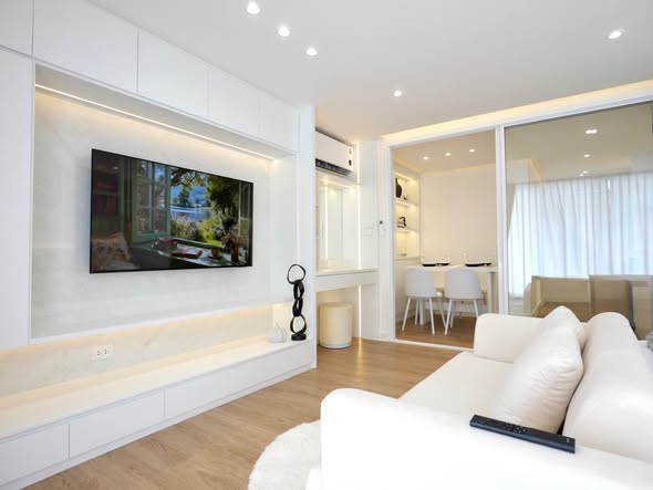 living room of JC Hill Place