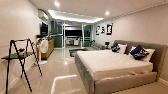 bedroom of Jomtien Plaza Condotel – จอมเทียนพลาซ่า