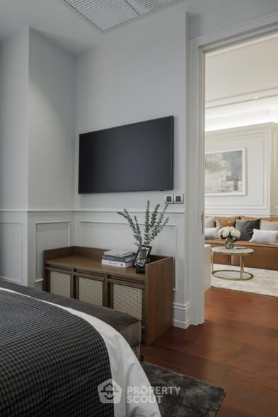 living room and bedroom of KHUN by YOO