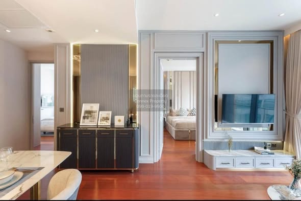 living room and bedroom of KHUN by YOO