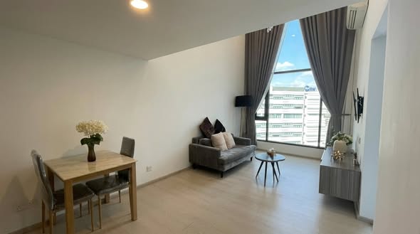 bedroom and living room of KnightsBridge Phaholyothin Interchange