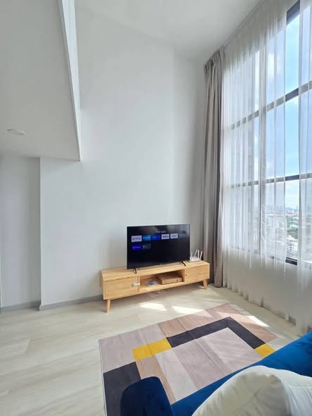 living room and bedroom and room interior of KnightsBridge Prime Sathon