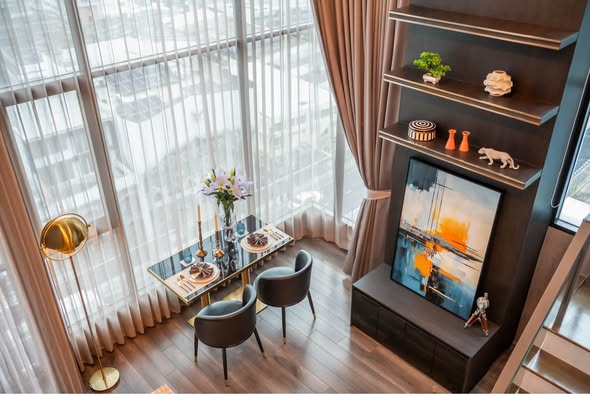 living room of KnightsBridge Space Rama9