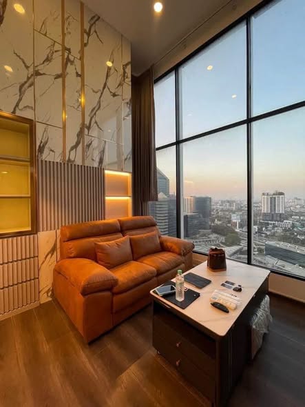living room and bedroom of KnightsBridge Space Ratchayothin