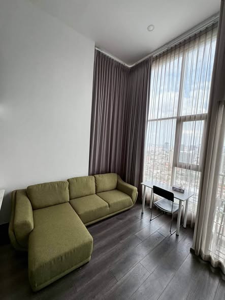 living room and bedroom of KnightsBridge Space Ratchayothin