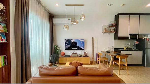 bedroom and living room of KPN The Capital Condo