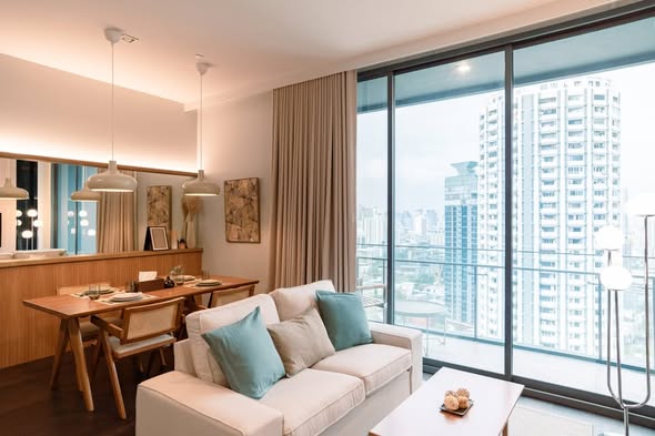 living room of LAVIQ Sukhumvit 57