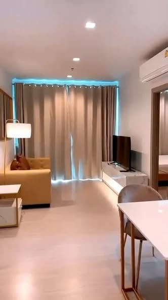 living room and bedroom and room interior of Life Asoke – Rama 9