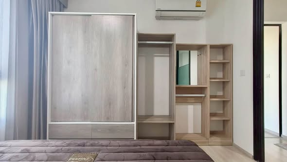 bedroom and room interior of Life Asoke