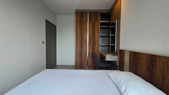bedroom and room interior of Life Asoke Hype