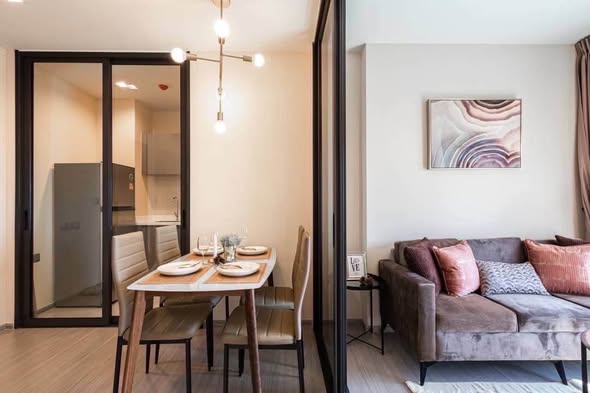 living room and room interior of Life Asoke Hype