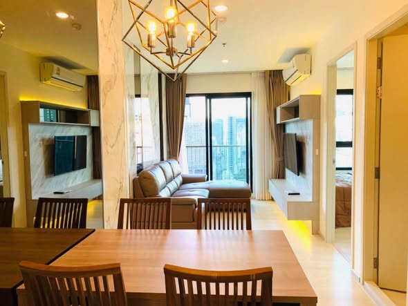 living room and kitchen of Life Asoke