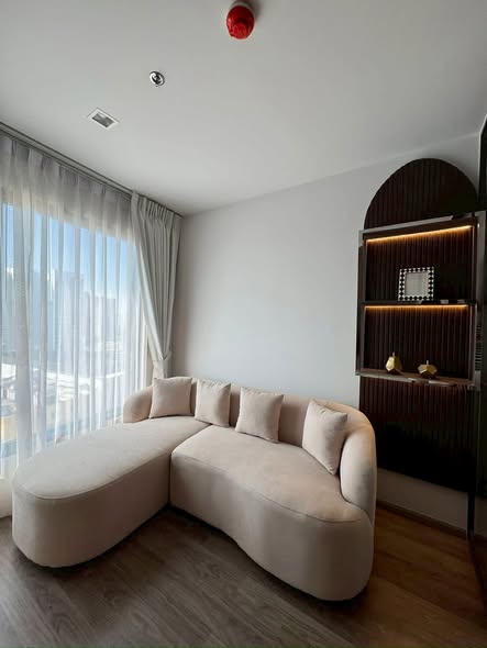 living room and bedroom of Life Ladprao Valley