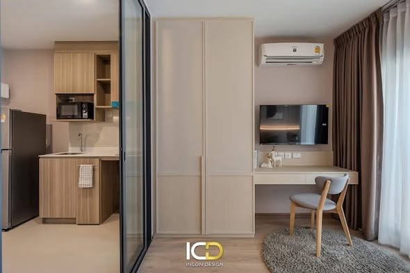 bedroom and room interior of Life Rama 4 – Asoke