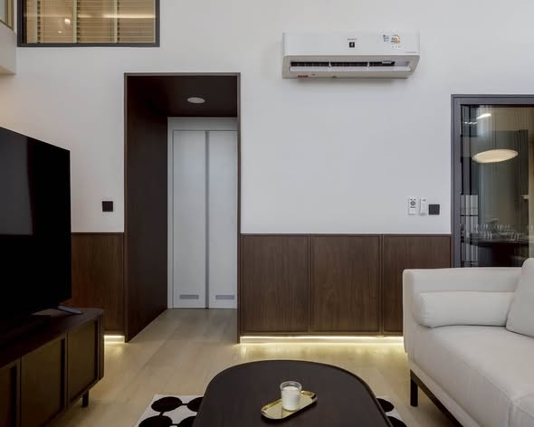 living room and bedroom and room interior of Life Rama 4 – Asoke