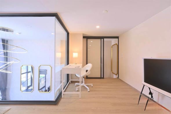 living room and room interior of Life Rama 4 – Asoke