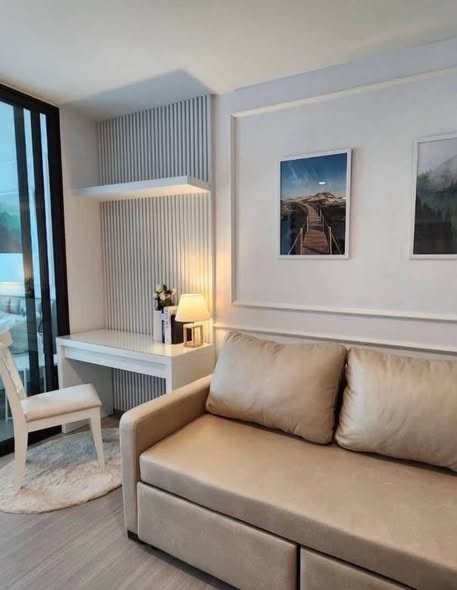 bedroom and living room of Life Sathorn Sierra ไลฟ์ สาทร เซียร์รา