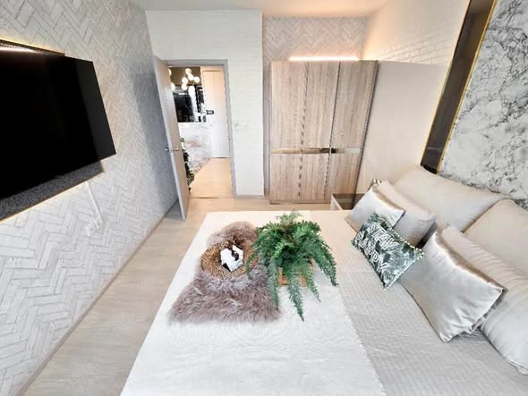 bedroom and living room of Life Sukhumvit 48