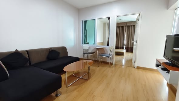 bedroom and living room of Life @ Sukhumvit 65
