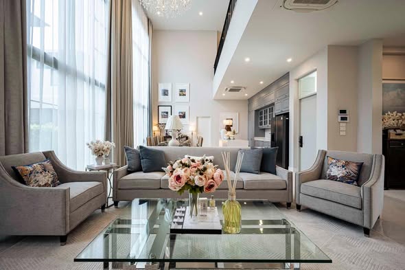 living room of นาราสิริ กรุงเทพกรีฑา