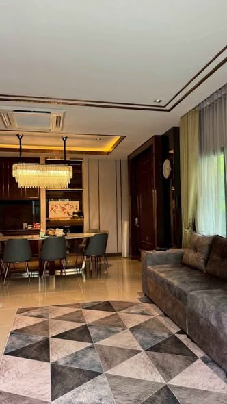 living room of บ้านลุมพินี สวนหลวง ร.๙