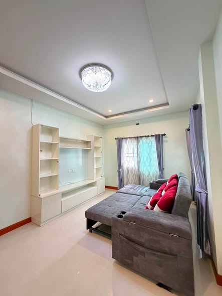 living room and bedroom of บ้านเดี่ยวชั้นเดียว
