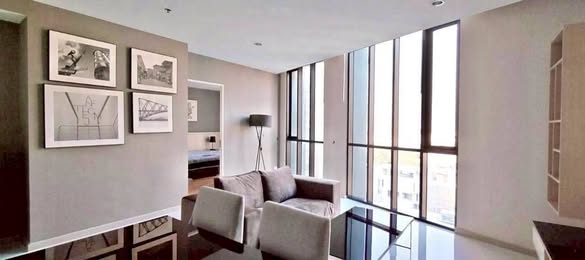 living room and room interior of อัพเอกมัยคอนโดมิเนียม