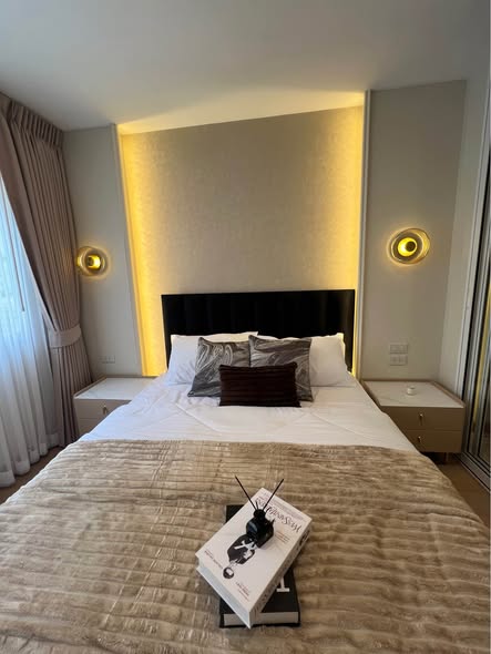 bedroom of Lumpini Condo Town Bodindecha-Ramkhamhaeng