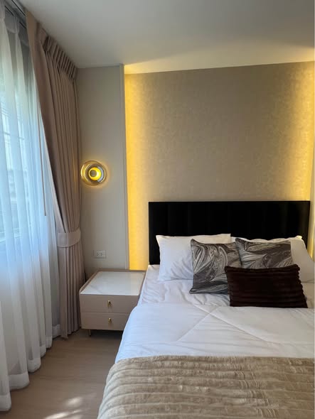bedroom of Lumpini Condo Town Bodindecha-Ramkhamhaeng