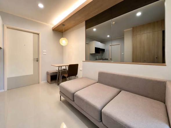 bedroom and living room of Lumpini Park Beach Cha-am beachfront : ลุมพินี พาร์ค บีช ชะอำ ติดทะเล