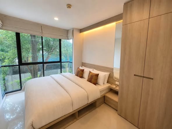 bedroom and room interior of Lumpini Park Beach Cha-am beachfront : ลุมพินี พาร์ค บีช ชะอำ ติดทะเล