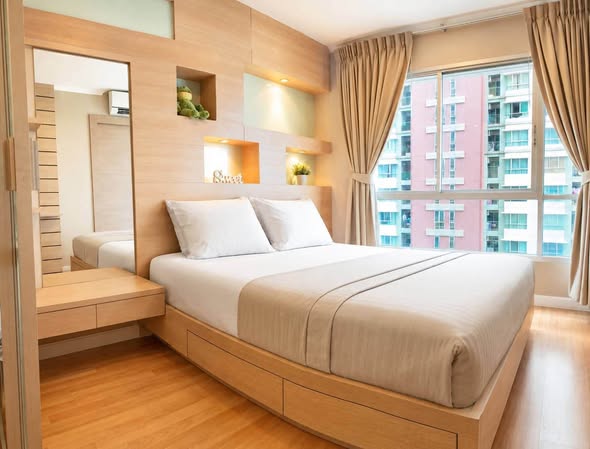 bedroom of Lumpini Park Riverside Rama 3
