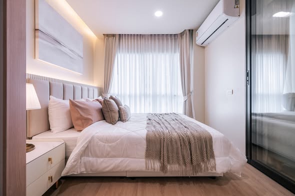 bedroom of Lumpini Park Riverside Rama 3