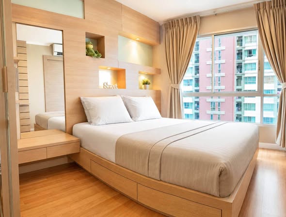 bedroom of Lumpini Park Riverside Rama 3