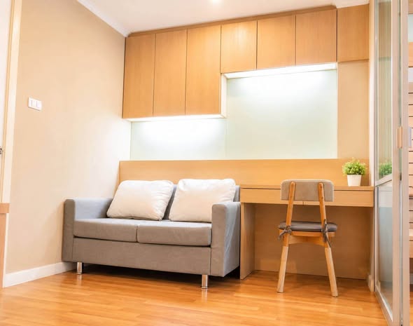 living room of Lumpini Park Riverside Rama 3