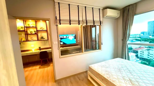 bedroom of Lumpini Park Vibhavadi-Chatuchak