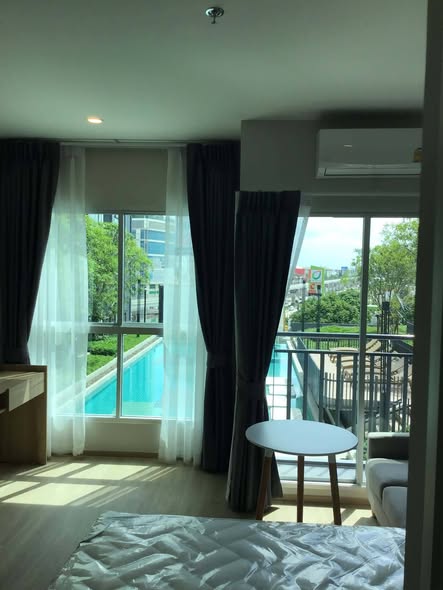 bedroom of Lumpini Place Chaengwattana-Pakkret Station